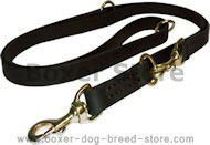 Right Leather Police Agitation Lead 5,7 FT for Boxer training Right Leather Police Agitation Lead 5,7 FT for Boxer training