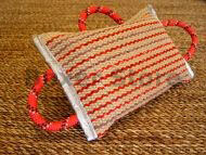 Dog bite pad made of jute with 3 handles Dog bite pad made of jute with 3 handles