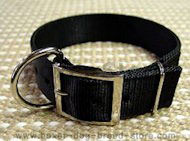 NYLON DOG COLLAR 18"-31" ,wide collar 1 1/5inch NYLON DOG COLLAR 18"-31" ,wide collar 1 1/5inch