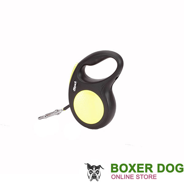 Daily Use Total Safety Retractable Leash Neon Style