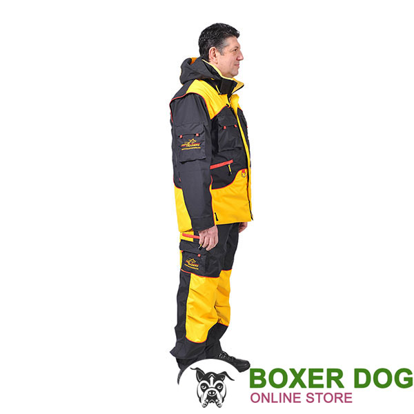 Comfortable Dog Training Bite Suit with Several Pockets